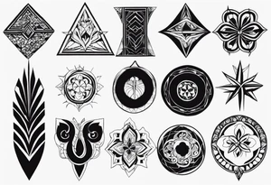 1984 2004 2011 tattoo idea