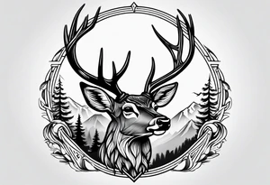 deer, tattoo idea