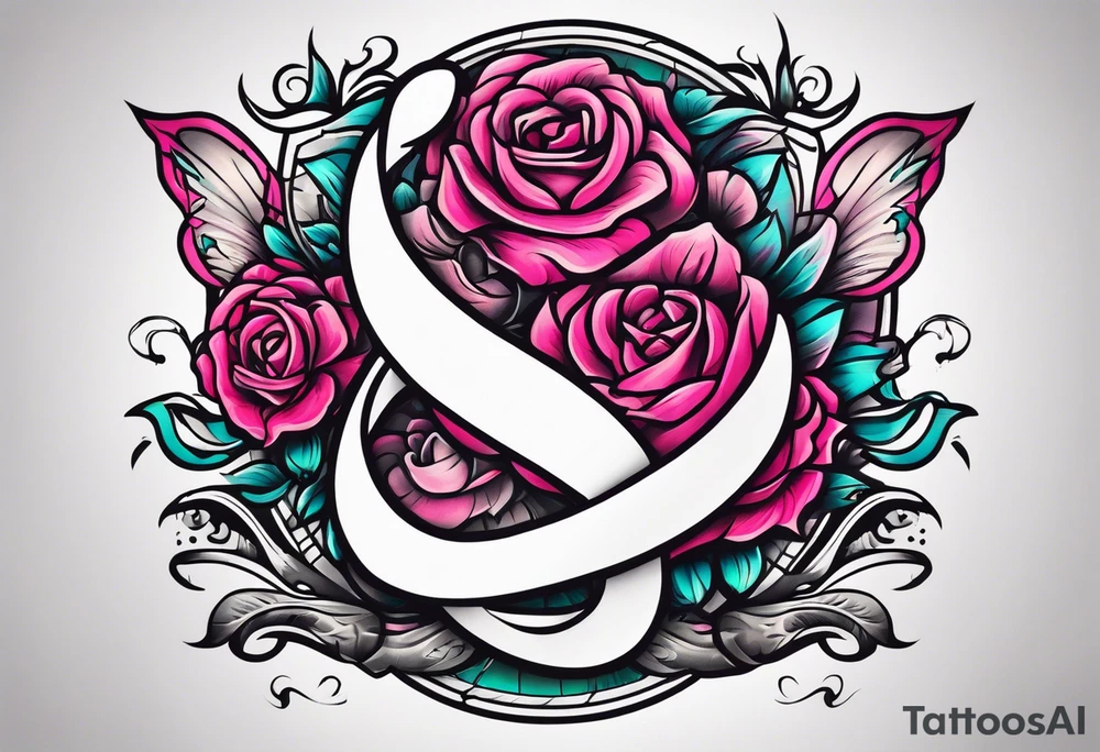 Breast cancer symbol tattoo idea