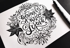 Psalm 18:3 tattoo idea