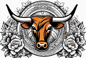 Texas longhorns and A&M aggies tattoo idea