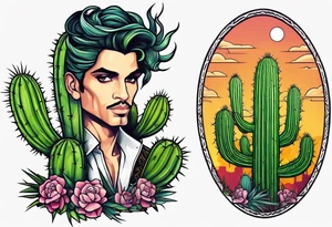 Prince among men cactus tattoo idea