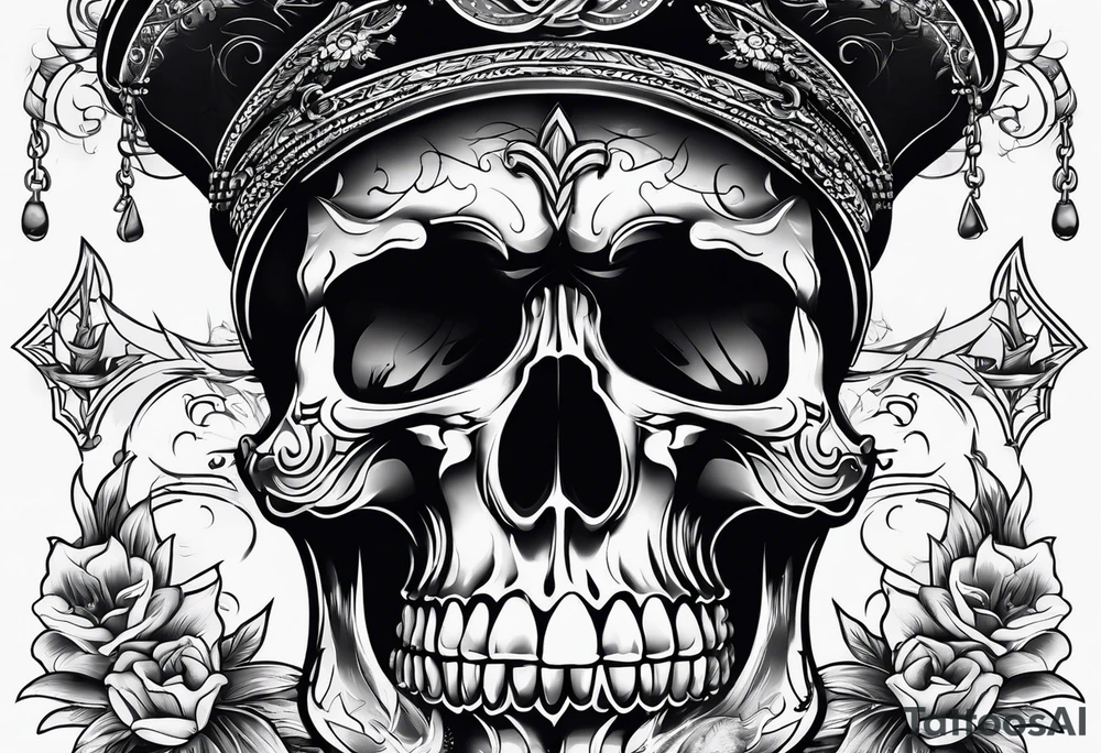 skull tattoo idea