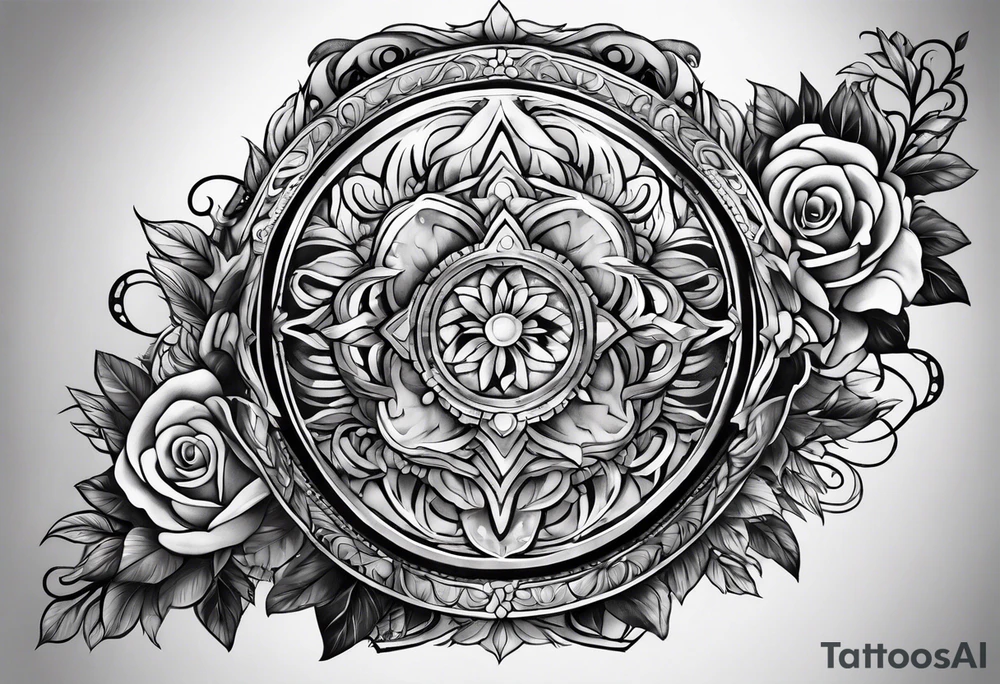 stomach tattoo idea