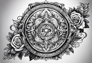 stomach tattoo idea