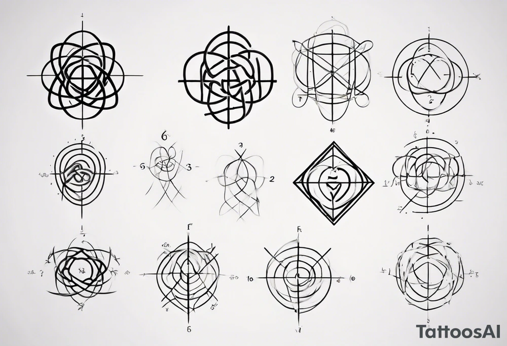 Friendship graph mathematically correct with a prime knot 6,1 tattoo idea