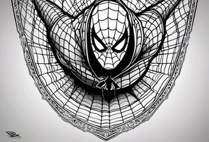 Spider-Man, darkness, animal tattoo idea