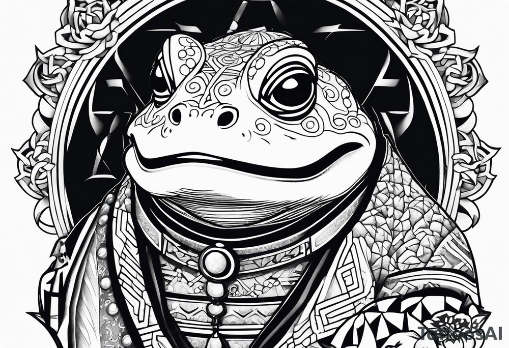 Jiraiya Naruto Gamakichi toad tattoo idea