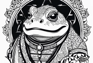 Jiraiya Naruto Gamakichi toad tattoo idea