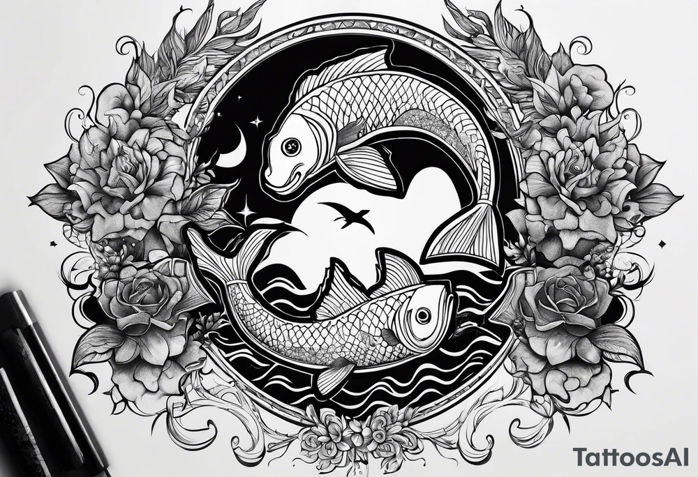pisces friendship tattoo idea for men tattoo idea