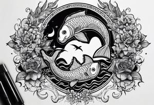 pisces friendship tattoo idea for men tattoo idea