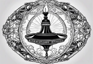 Lamp of florence nightingale tattoo idea