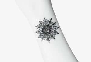 intricate mandala tattoo idea