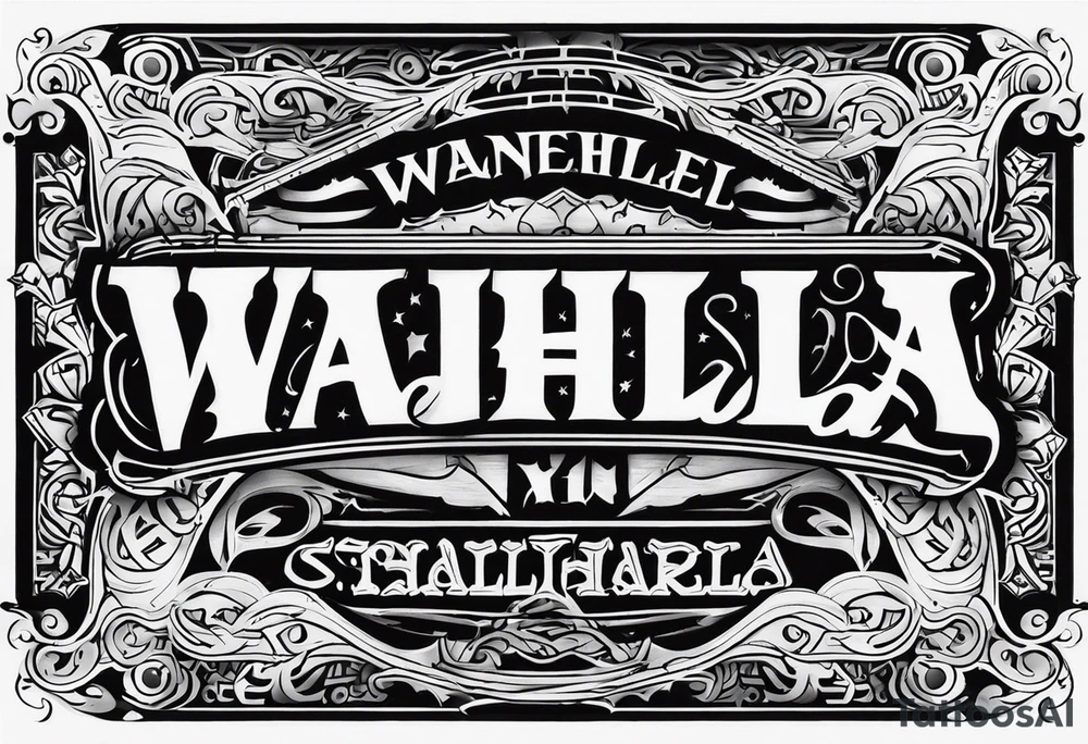 Valhalla tattoo idea