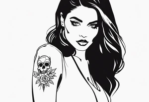 Gigi with death date tattoo idea