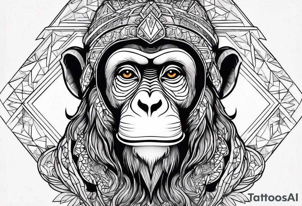 monkey tattoo idea