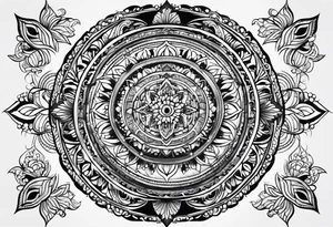 mandala tatto tattoo idea