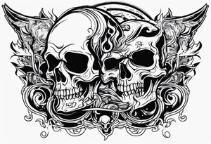 Weld,skulls,flames,sparks tattoo idea