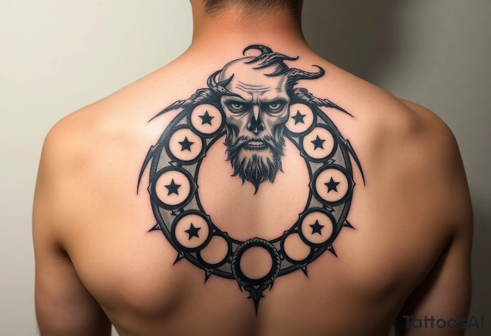 Dante 9 circles of hell full back tattoo tattoo idea
