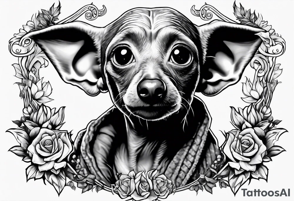 Dobby from harry potter tattoo idea