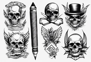 working from home tattoo idea