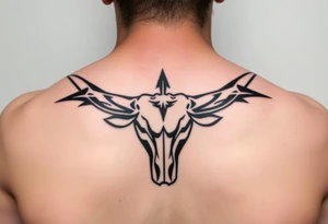 Texas longhorn tattoo idea