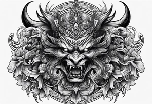 Demons tattoo idea