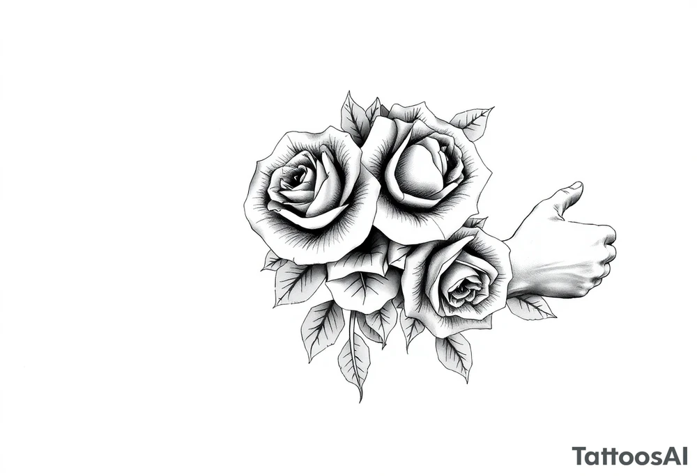 roses tattoo idea