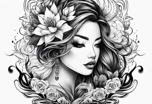 water flowing tattoo idea