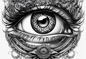 Eyes within infinity tattoo idea