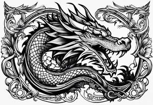 welsh dragon tattoo idea