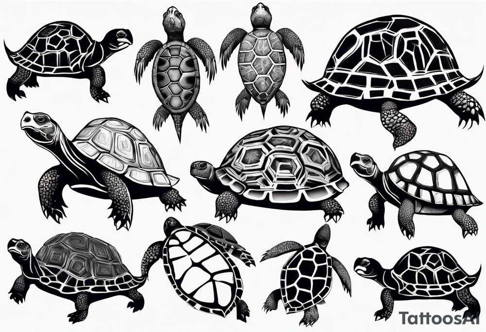 tortoise tattoo idea