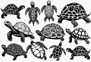tortoise tattoo idea