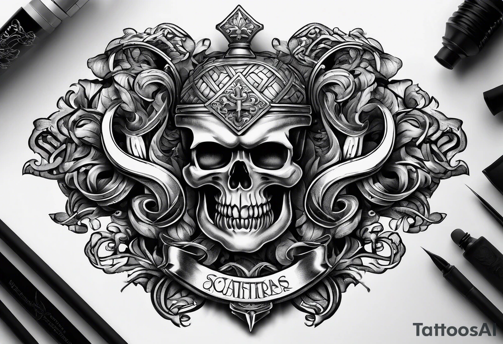scottish crest tattoo idea