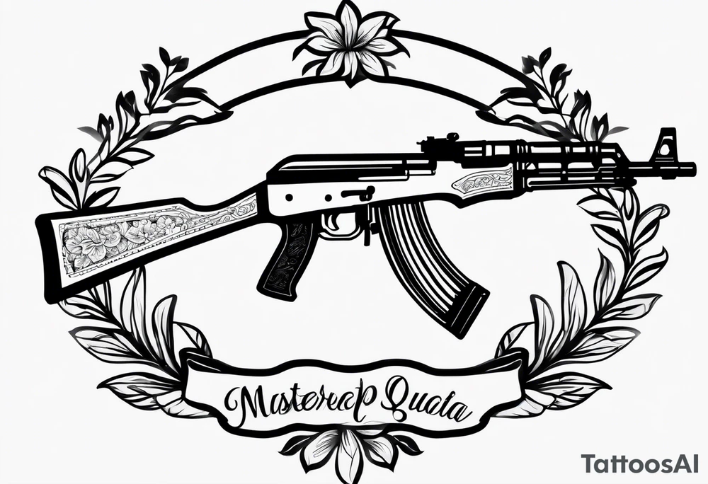 ak 47 tattoo idea