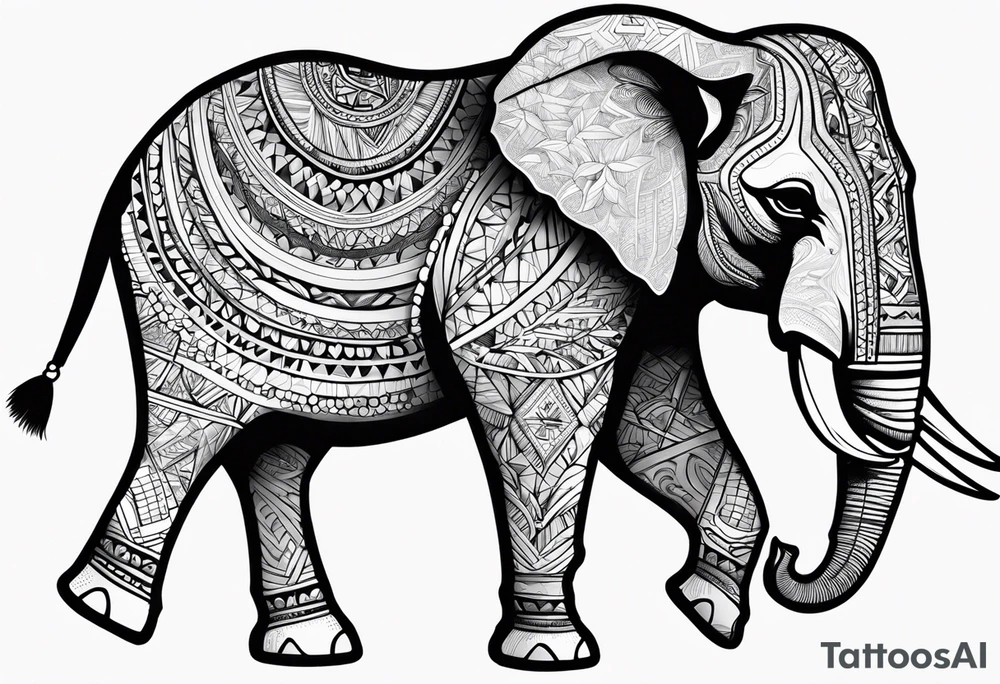 elefante de anuel tattoo idea