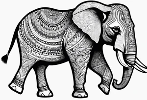 elefante de anuel tattoo idea