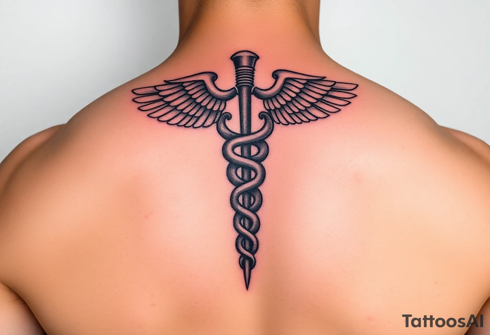 caduceus tattoo idea