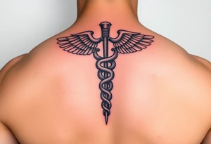 caduceus tattoo idea
