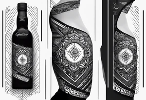 name for Gautam Poorva Garv tattoo idea