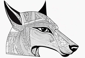 olho de anubis tattoo idea