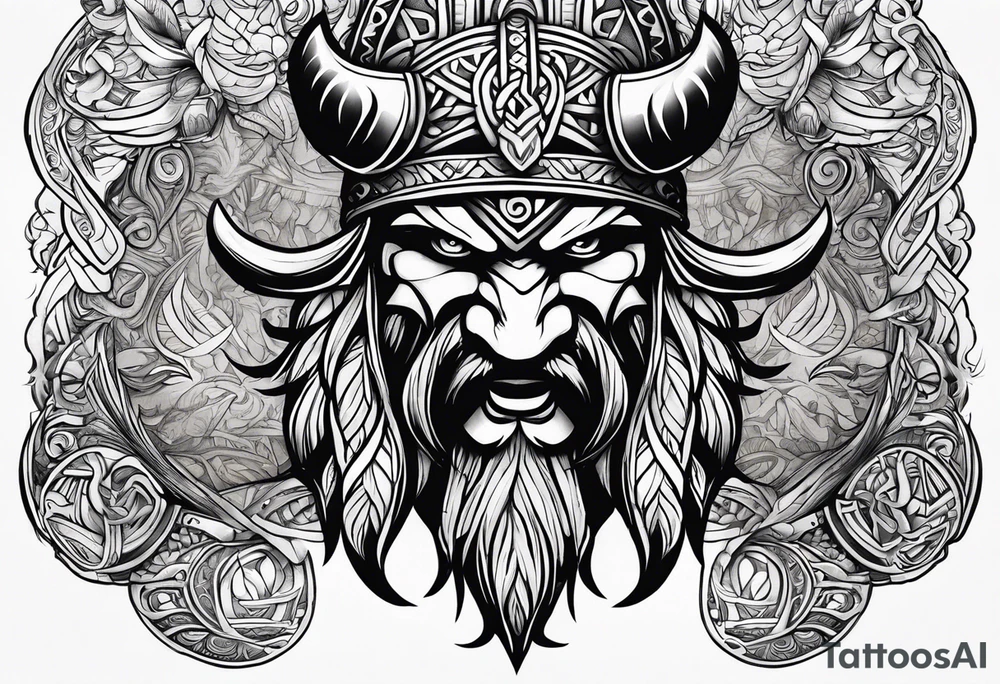 BRAZALETE DISEÑO VIKINGO tattoo idea