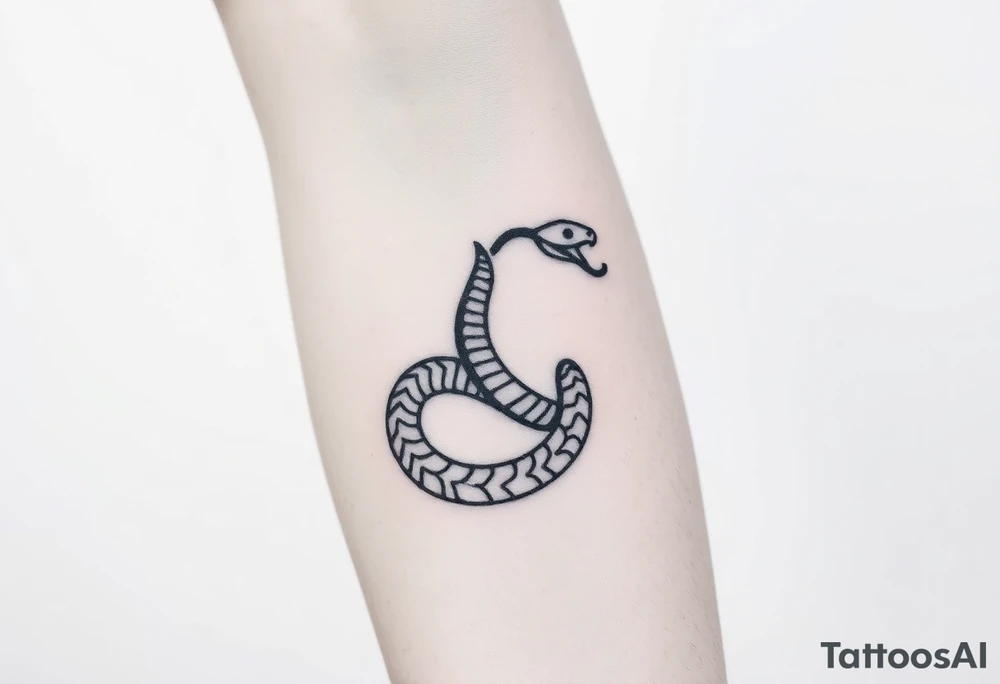 Snake tattoo tattoo idea