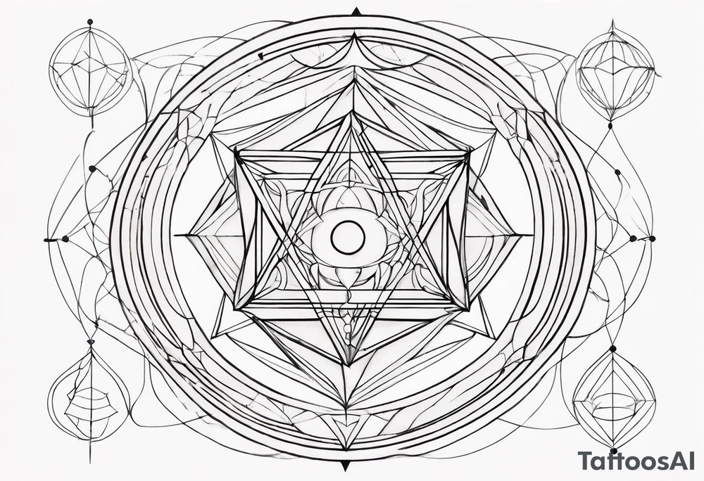 sacred geometry tattoo idea