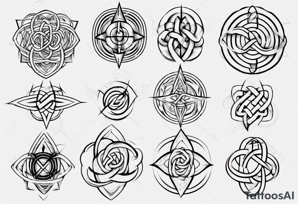 Prime knot 6,1 but very simple and clean tattoo idea