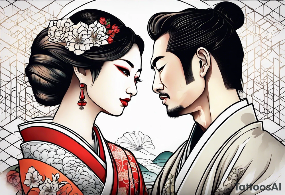 Couple tattoo tattoo idea