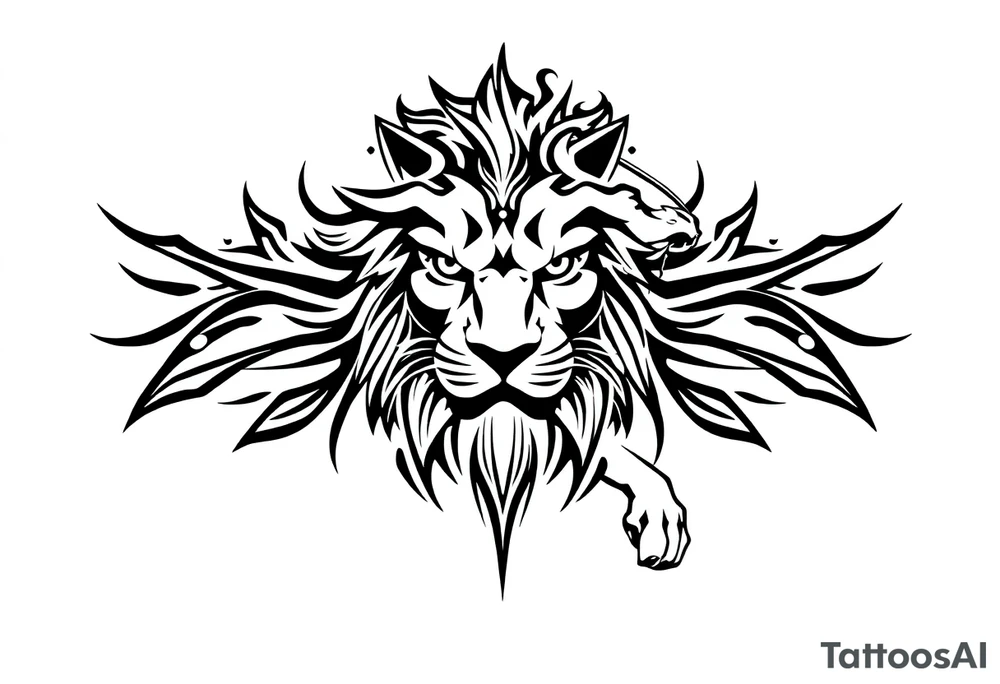 lion tattoo idea