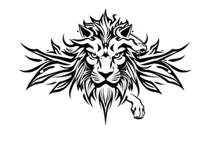 lion tattoo idea