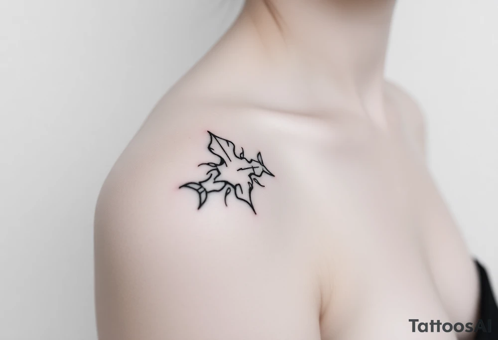 Can you design me a tattoo that represents a woman whose life has been shattered by broken trust, infidelitty, and alcoholism. But everyday she’s working at putting the pieces back together and is held together by her son, and hope for the future tattoo idea