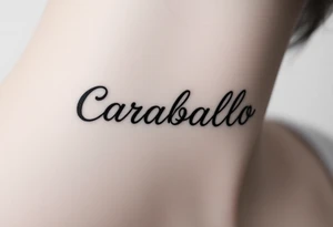 Caraballo tattoo idea